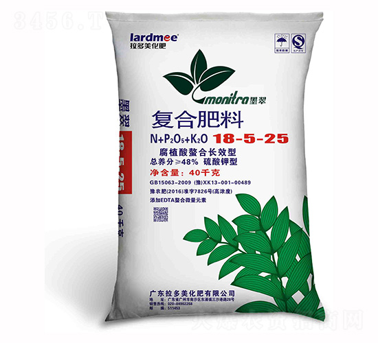 硫酸鉀型復合肥料18-5-25-墨翠