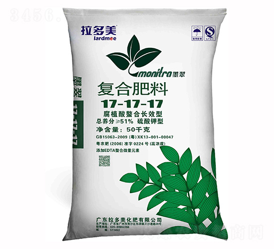 尿硫型復(fù)合肥料17-17-17-墨翠