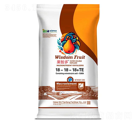 果智多大量元素水溶肥料18-18-18+TE-施田豐