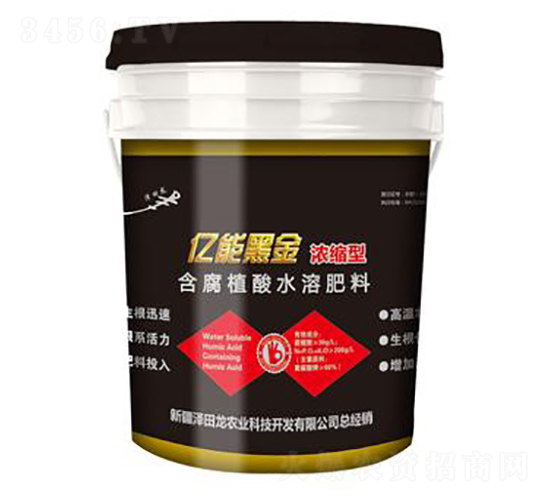 億能黑金濃縮型含腐植酸水溶肥料-澤田龍