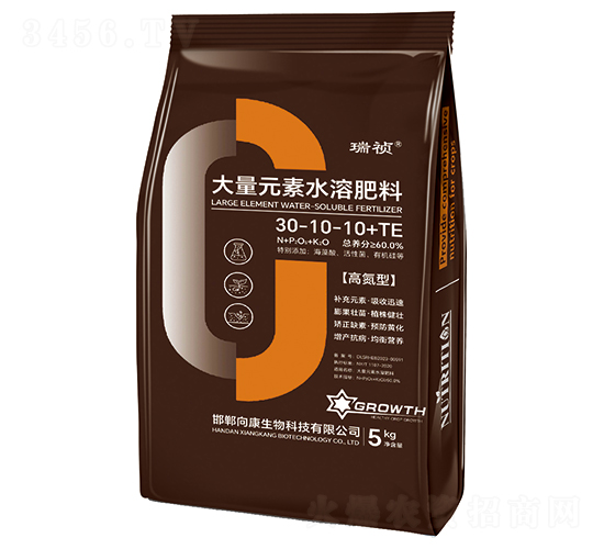 大量元素水溶肥料30-10-10+TE-瑞禎-瑞新肥料