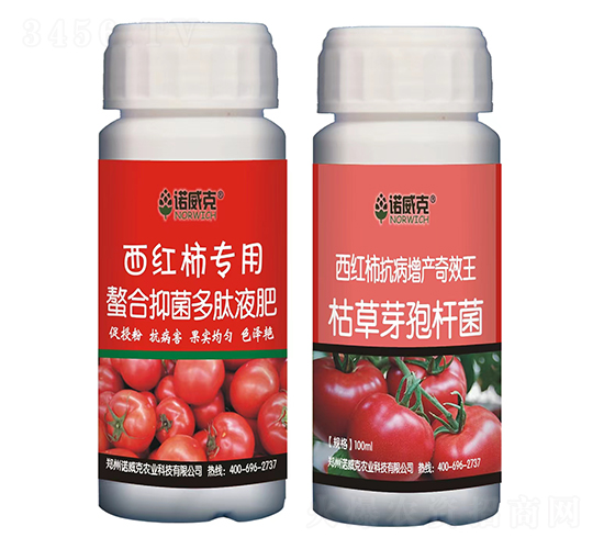 西紅柿專用螯合抑菌多肽液肥+西紅柿抗病增產(chǎn)奇效王-諾威克