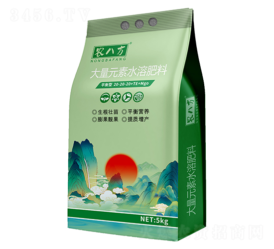 平衡型大量元素水溶肥料20-20-20+TE+MgO-農(nóng)八方