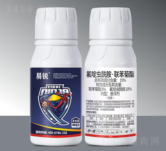 15%氟啶蟲酰胺·聯(lián)苯菊酯500ml-易銳-喜農盛