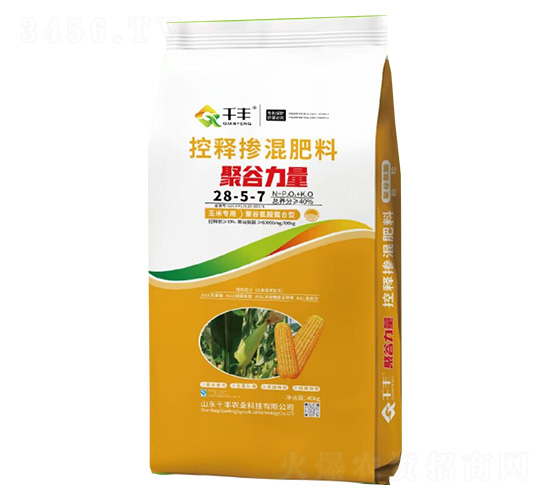 玉米專(zhuān)用控釋摻混肥料28-5-7-聚谷力量-千豐農(nóng)業(yè)