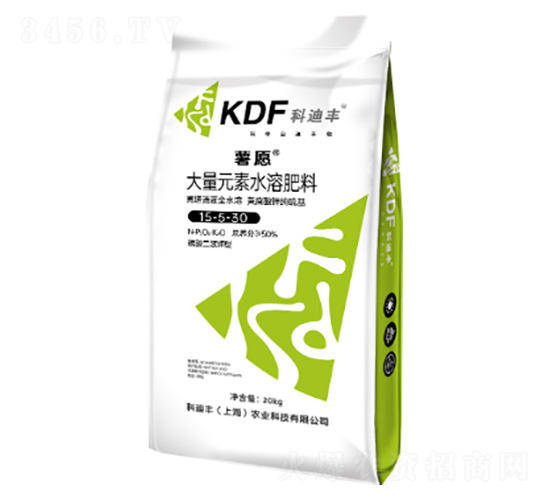 大量元素水溶肥料15-5-30-薯愿-科迪豐