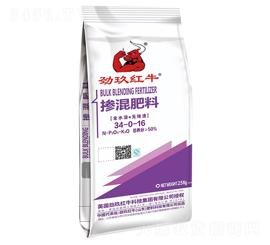 摻混肥料34-0-16-勁玖紅牛