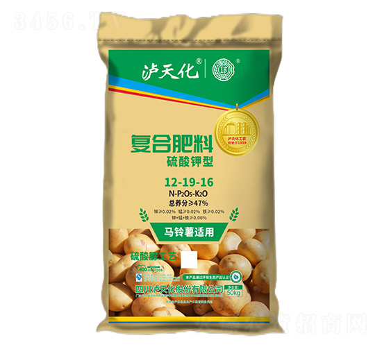 馬鈴薯適用復(fù)合肥料12-19-16-工農(nóng)-瀘天化