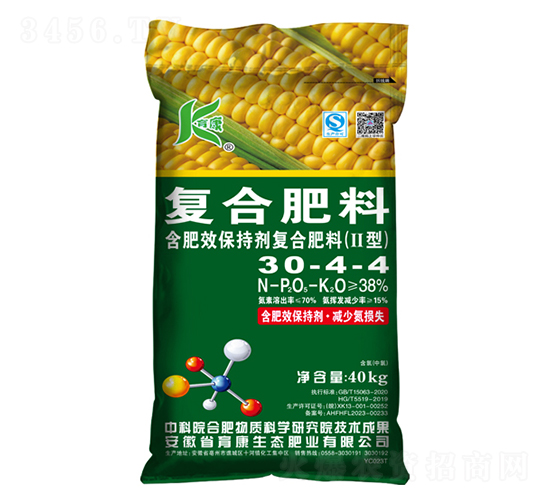 含肥效保持劑復合肥料（II型）30-4-4