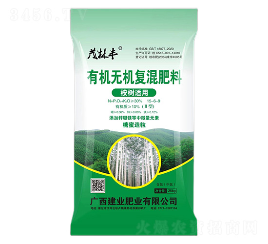 桉樹(shù)適用有機(jī)無(wú)機(jī)復(fù)混肥料15-6-9-建業(yè)肥業(yè)