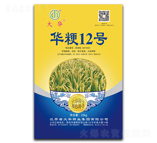 華粳12號(hào)-水稻種子-大華種業(yè)