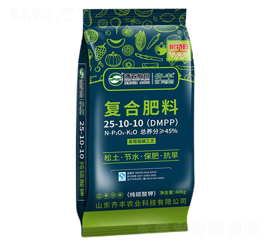 高塔熔融純硫酸鉀復(fù)合肥料25-10-10-根特旺-齊豐農(nóng)業(yè)