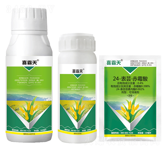 0.4%24-表蕓·赤霉酸可溶液劑-喜霸天-藍(lán)虎-勇冠喬迪