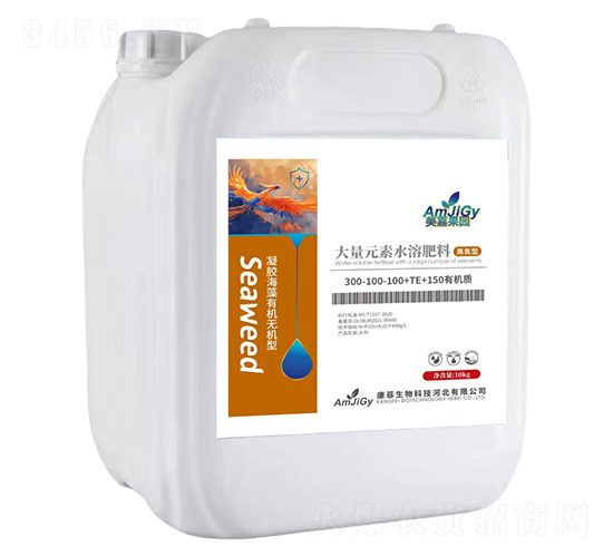 高氮型大量元素水溶肥料300-100-100+TE+150有機(jī)質(zhì)-美嘉果園-康菲生物
