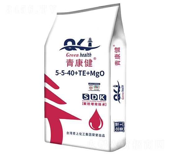 青康健大量元素水溶肥料5-5-40+TE+MgO-臺灣青上