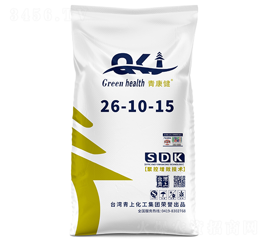 青康健復(fù)合肥料26-10-15-臺灣青上