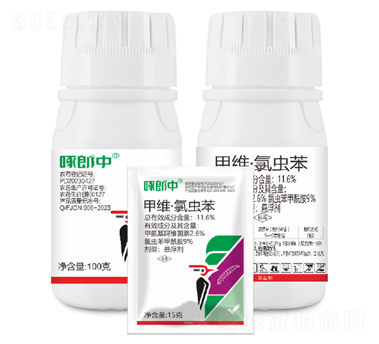 11.6%甲維·氯蟲苯懸浮劑-啄郎中-艾康作物