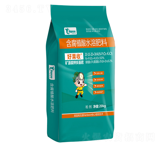 礦源腐鉀炭基肥20-10-20+3HA-好果收-地咕咕生物