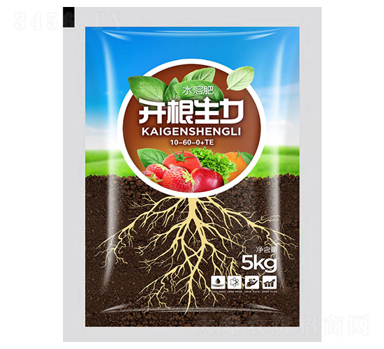 大量元素水溶肥粉劑10-60-0+TE-開根生力-云大科技
