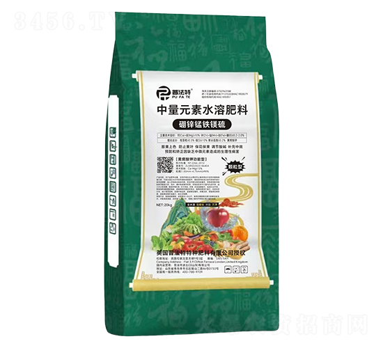 中量元素水溶肥料-硼鋅錳鐵鎂硫-普法特