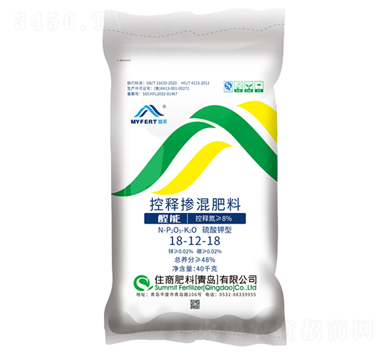 夢(mèng)豐控釋摻混肥18-12-18-住商肥料