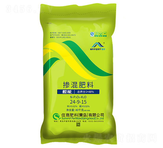 夢豐控釋摻混肥24-9-15-住商肥料