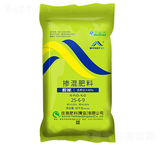 夢豐控釋摻混肥25-6-9-住商肥料