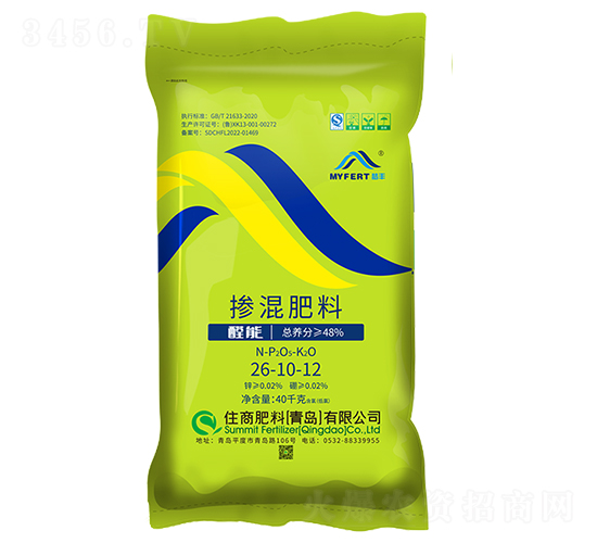 夢(mèng)豐控釋摻混肥料26-10-12-住商肥料