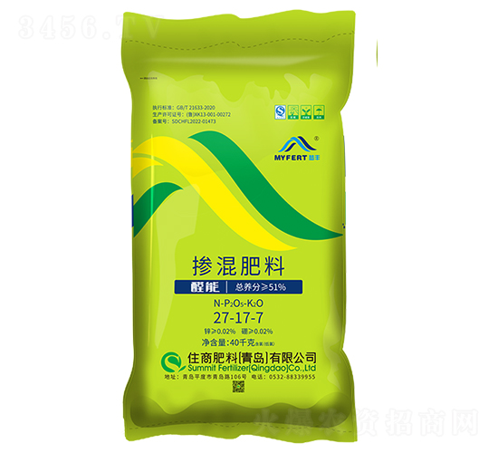 夢(mèng)豐控釋摻混肥料27-17-7-住商肥料