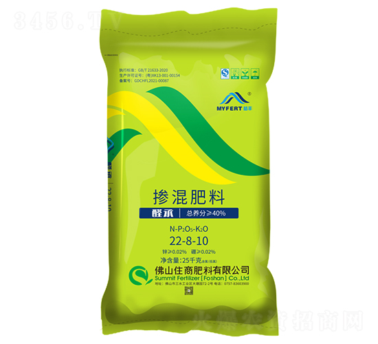 夢豐控釋摻混肥料22-8-10-住商肥料
