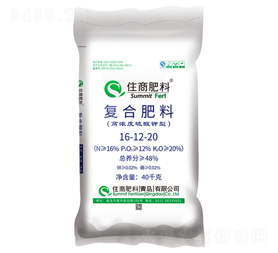 硫酸鉀型復(fù)合肥料16-12-20-住商肥料