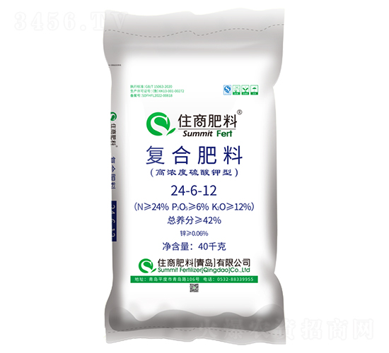 脲醛緩釋硫酸鉀型復(fù)合肥料24-6-12-住商肥料