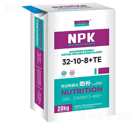 大量元素水溶肥料32-10-8+TE-特雷斯德克勁補