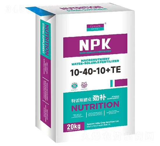 大量元素水溶肥料10-40-10+TE-特雷斯德克勁補(bǔ)