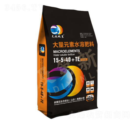 高鉀型大量元素水溶肥料15-5-40+TE-新菱花