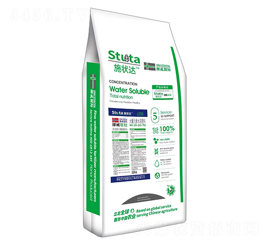 大量元素水溶肥料30-10-20+TE-挪威茁壯-施狀達(dá)-優(yōu)盾農(nóng)業(yè)