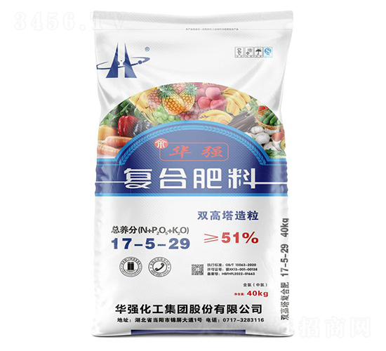 雙高塔造粒復(fù)合肥料17-5-29-余華強(qiáng)-華強(qiáng)化工集團(tuán)