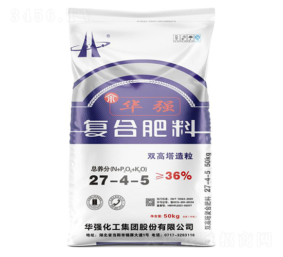 雙高塔造粒復(fù)合肥料27-4-5-余華強(qiáng)-華強(qiáng)化工集團(tuán)