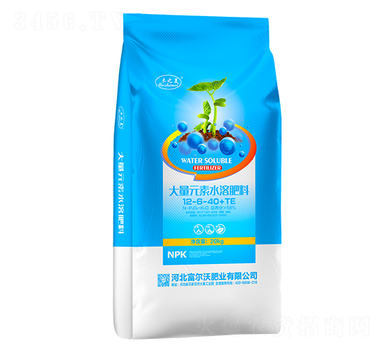 大量元素水溶肥料12-6-40+TE-富爾沃
