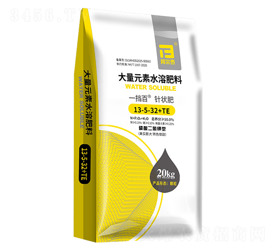 大量元素水溶肥料13-5-32+TE-一擋百針狀肥-邦爾泰