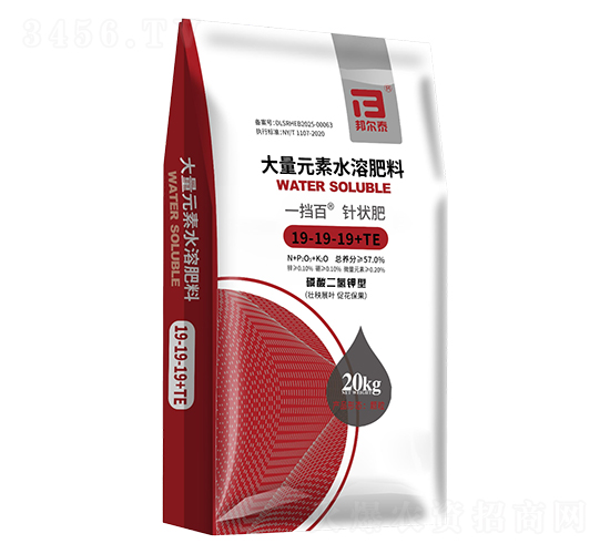 大量元素水溶肥料19-19-19+TE-一擋百針狀肥-邦爾泰