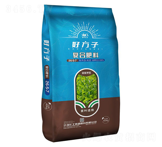 茶葉適用復(fù)合肥料26-5-7-好方子-華強(qiáng)化工集團(tuán)