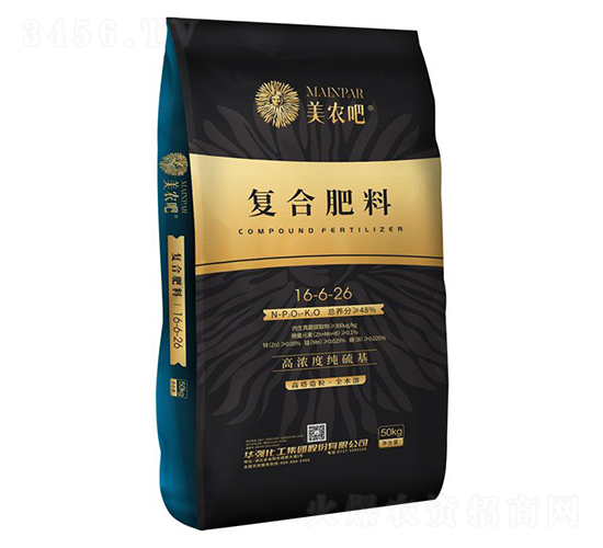 高濃度純硫基復(fù)合肥料16-6-26-美農(nóng)吧-華強化工集團
