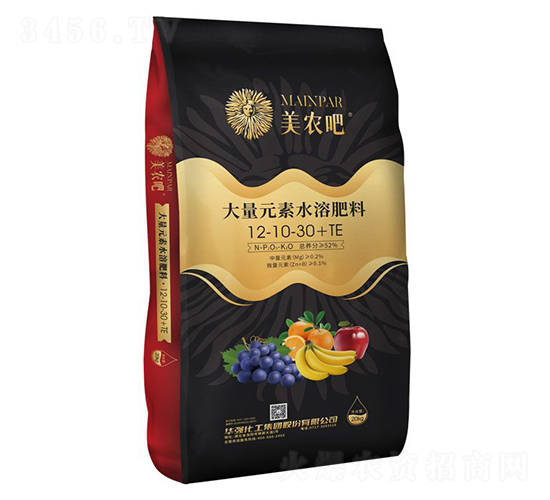 大量元素水溶肥料12-10-30+TE-美農吧-華強化工集團