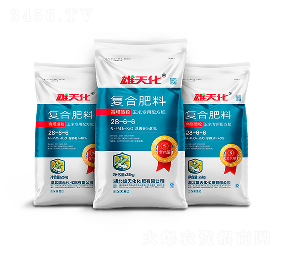 高塔造粒復(fù)合肥料28-6-6-雄天化