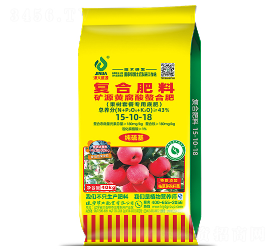 礦源黃腐酸果樹專用肥15-10-18-津大盛源