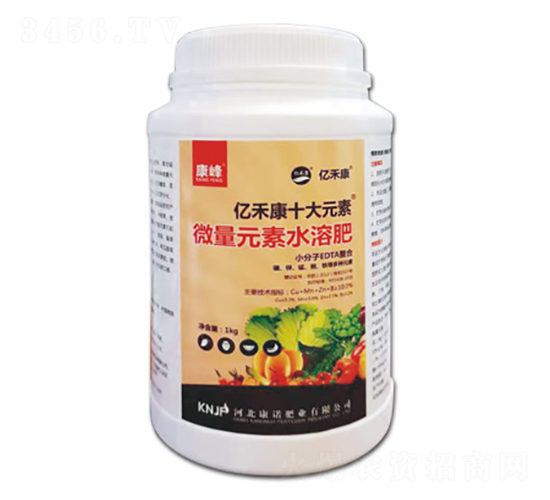 微量元素水溶肥料-億禾康十大元素-康諾肥業(yè)