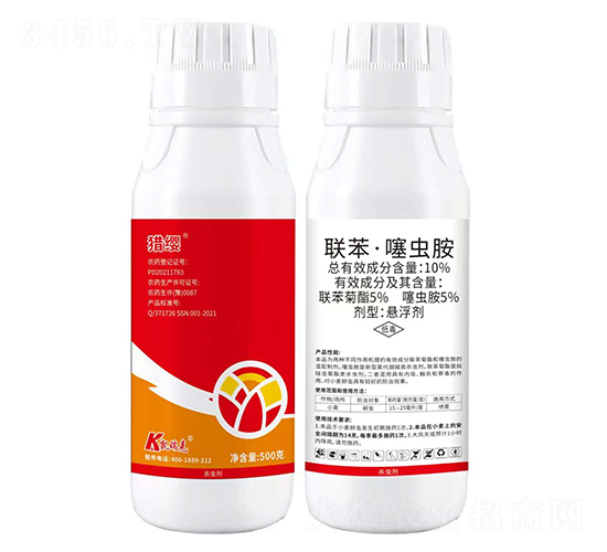 500克聯(lián)苯·噻蟲胺-獵纓-凱瑞克