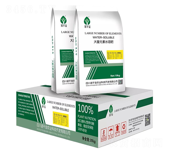 �ߵ��ʹ���Ԫ��ˮ�ܷ���32-10-10+TE-�Zǧ���r(n��ng)�I(y��)