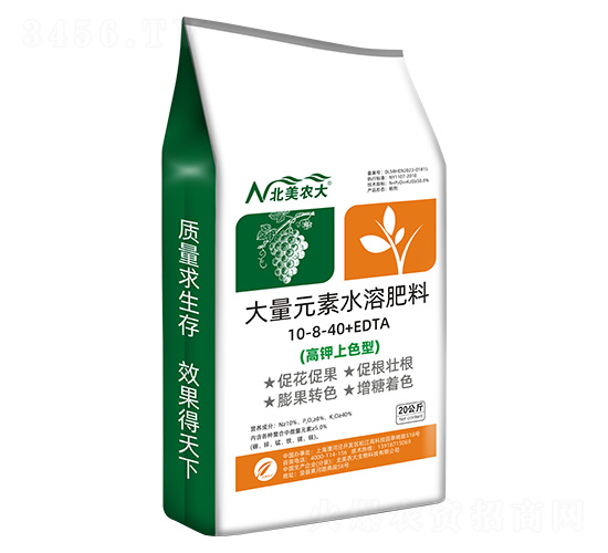 �����ɫ�ʹ���Ԫ��ˮ�ܷ���10-8-40+EDTA-�����r(n��ng)��